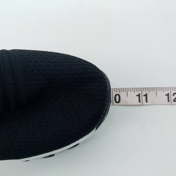 Naniya Womens Sneakers Shoes Black White Mid Top Slip On Mesh Eur 37‎ M New - Picture 6 of 10